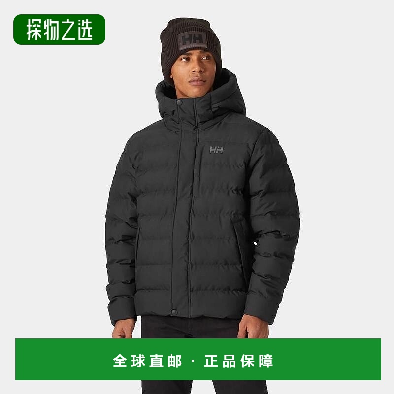 欧洲直邮Helly Hansen 男士黑色聚酯Alby蓬松夹克海丽汉森