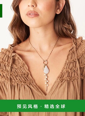 1h可退 香港直邮ASOS 女士 drops 设计多吊饰色调项链(金色)吊坠