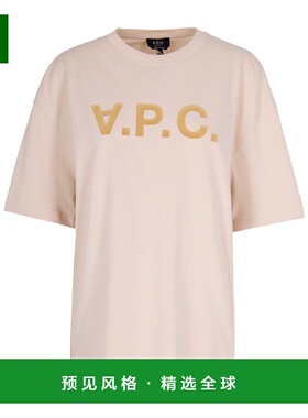 香港直邮A.P.C. 女士T恤 COHLRM26385AAD SS2026 米白色 T-SHIRT