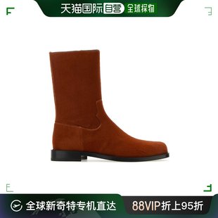 Van 香港直邮Dries Noten 圆头拼接短筒靴 MW232735