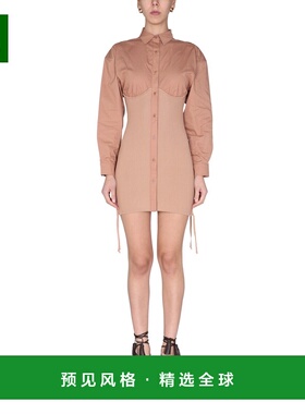 1h可退 香港直邮ANDREĀDAMO 女士 衬衫式连衣裙 ADSS22DR07258476