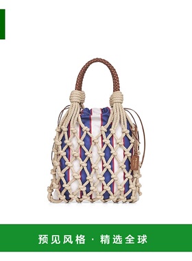 1h可退 香港直邮Prada 普拉达 女士 NOUé ROPE/ROYAL 中号蓝色包