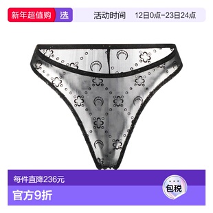 香港直邮Marine Serre 松紧腰刺绣性感内裤 WUW052CJER0036三角裤