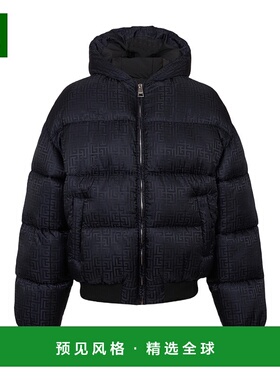 香港直邮Balmain PB Labyrinthe 交织字母提花棉服 DH1TP160XB11