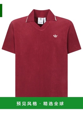 香港直邮WALES BONNER 男士POLO衫 JW1122BURGU SS2025 红色