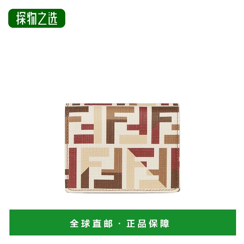 香港直邮Fendi Roma 中号三折钱包 8M0480AV1Y