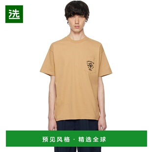 1h可退 香港直邮CARHARTT WIP 男士 黄褐色 Fragments Pocket T