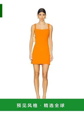 1h可退 香港直邮Simkhai 女士 Arella 迷你橙色连衣裙 2251178P