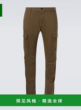 1h可退 香港直邮cp company 男士 Lens 棉质工装裤 brown棕色 舒