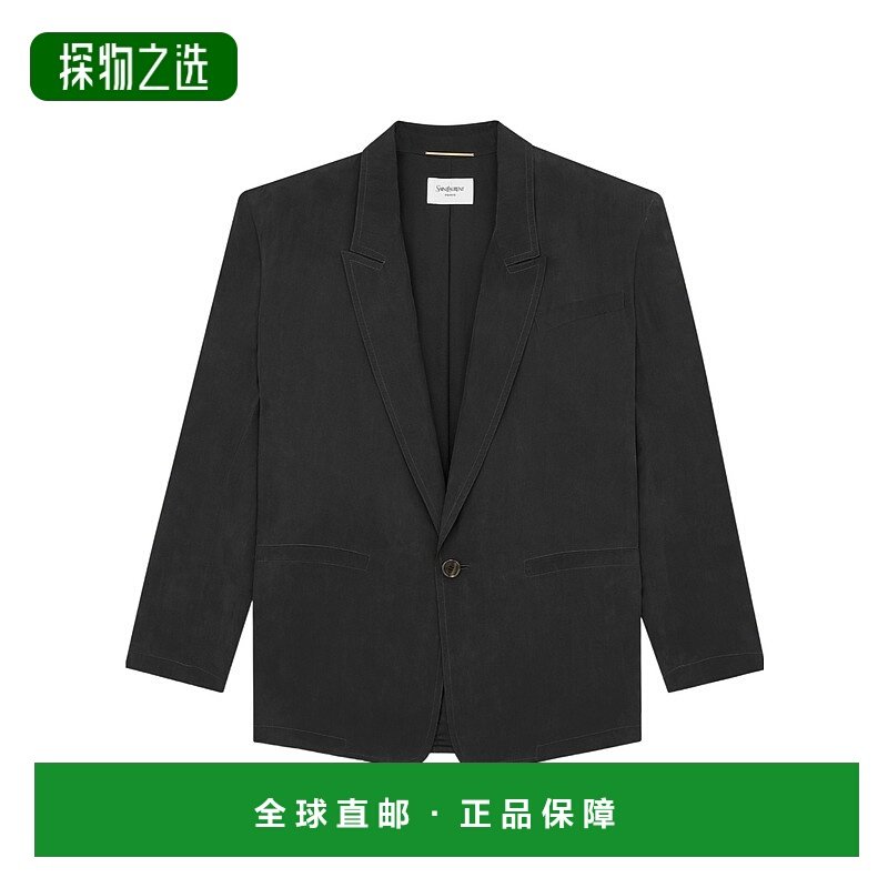 香港直邮Saint Laurent 翻领长袖西装外套 856579Y6J78
