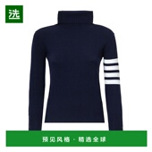 条纹针织衫 香港直邮Thom Browne FKA117A00011羊绒高领