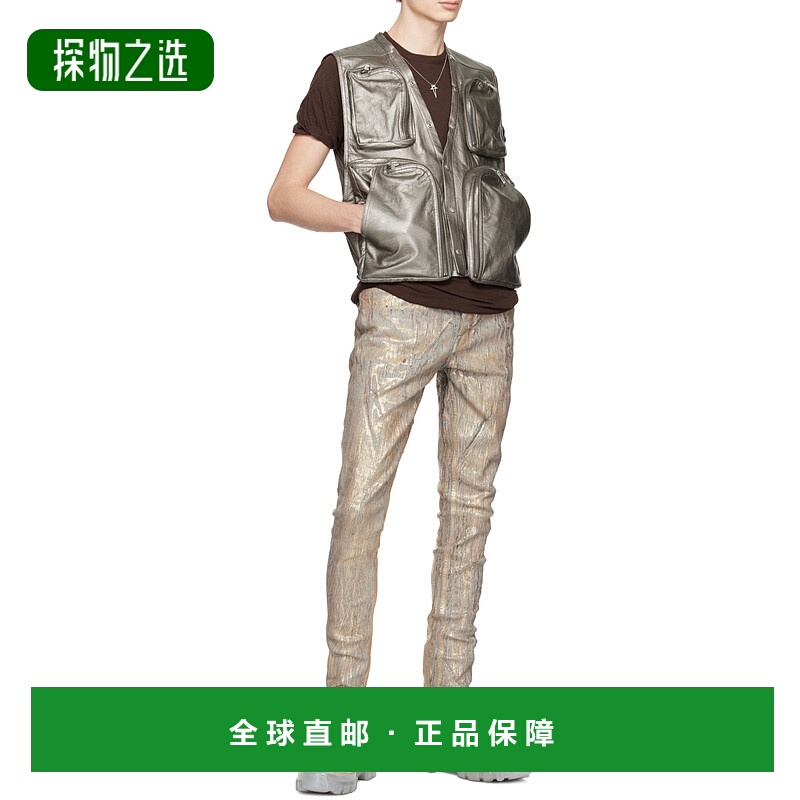 香港直邮Rick Owens Hollywood Cargo 马甲 RU01E5767LBAM