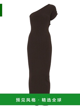 1h可退 香港直邮MaxMara 麦斯玛拉 女士 Arda 單肩羅紋針織連身裙