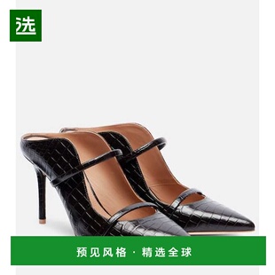 1h可退 香港直邮Malone Souliers 女士 Maureen 85 鳄鱼纹皮质浅