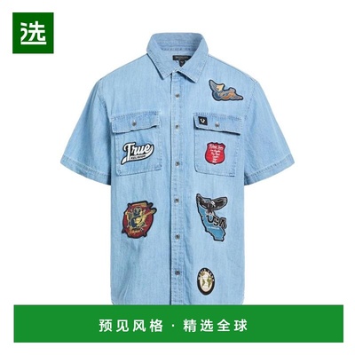 1h可退 【美国直邮】true religion 男士 衬衫短袖