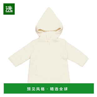 香港直邮Bonpoint 婴儿 连帽羊绒大衣童装 white白色 舒适时尚
