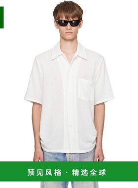 1h可退 香港直邮Our Legacy 男士 白色 Box 短袖衬衫 M2202BO