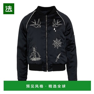 1h可退 香港直邮Iceberg 冰山 男士 短夹克 black黑色 舒适时尚