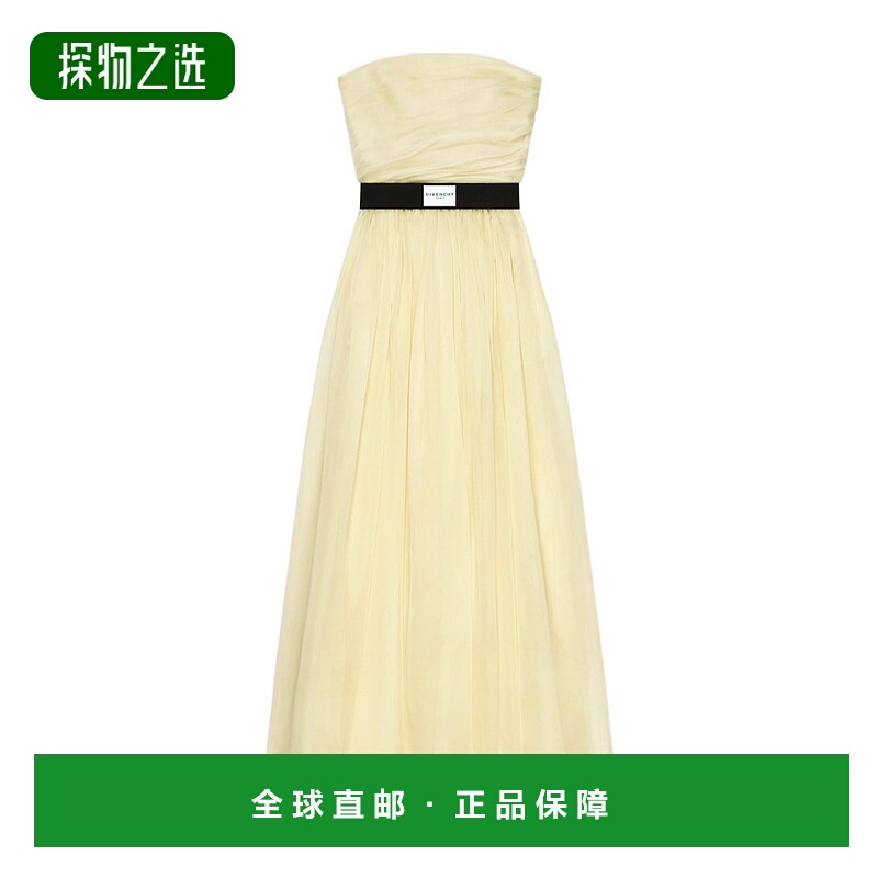 香港直邮Givenchy 长款露肩欧根纱晚礼服 BW22FD1YJ3