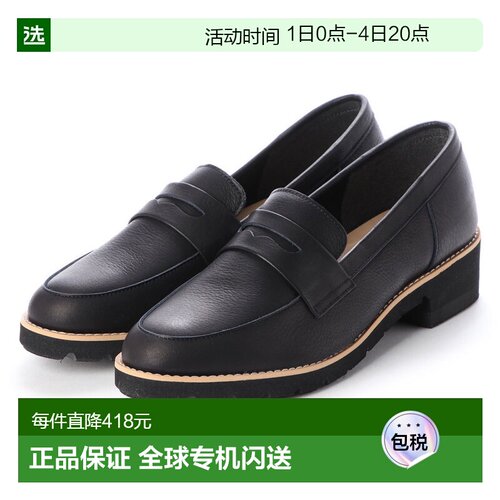 【日本直邮】Recipe女士皮鞋礼服鞋英伦风粗跟工作鞋真皮女鞋爆款