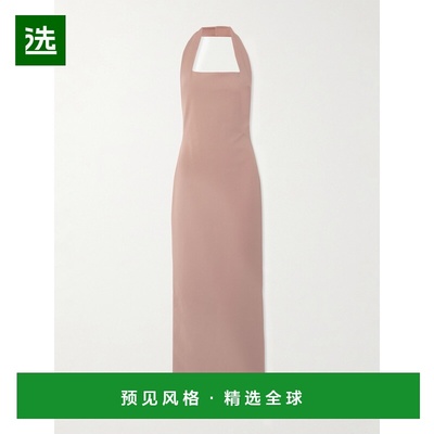 1h可退 香港直邮SOLACE LONDON 女士 Illona 绉纱挂脖礼服 OS4404