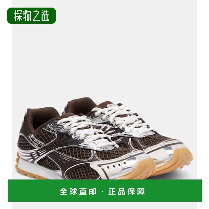 香港直邮Bottega Veneta 葆蝶家 女士 Orbit 皮革边运动鞋