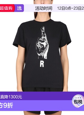 1h可退 香港直邮Raf Simons 拉夫·西蒙 女士 圆领T恤 231W104190