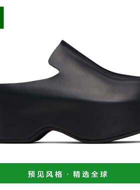 1h可退 香港直邮J.W. Anderson 男士 黑色 Platform 穆勒鞋 FW014