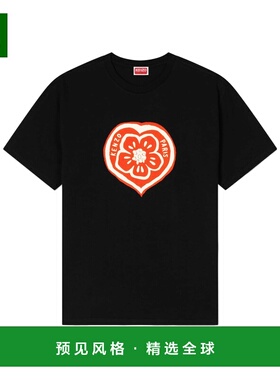 香港直邮KENZO 女士T恤 FG52TS3014SG99J SS2026 黑色 短袖T恤
