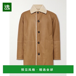 1h可退 香港直邮Loro Piana 诺悠翩雅 男士 Alberto 毛羊皮大衣 F