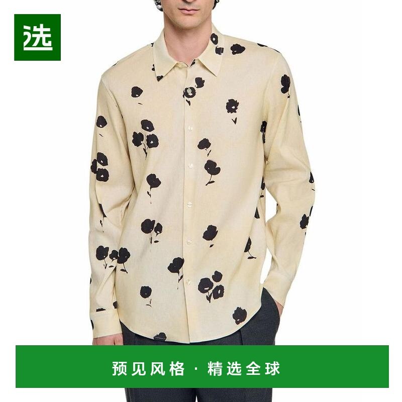 1h可退 【美国直邮】sandro 男士 衬衫,男装,衬衫,淘宝优惠券,粉丝福利购,淘宝优惠卷