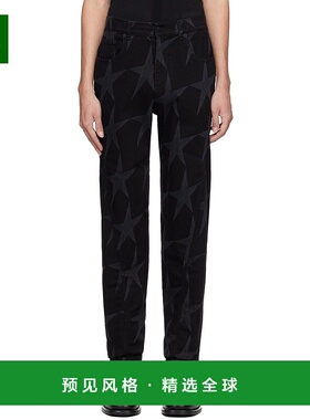 1h可退 香港直邮Mugler 穆勒 男士 黑色 Star 牛仔裤 24P6PA04298