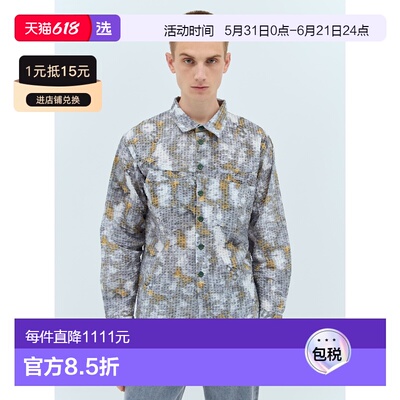1h可退 香港直邮Brain Dead 男士 Distorted Heart 衬衫 T2400364