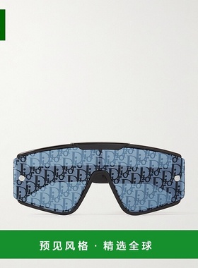 1h可退 香港直邮DIOR 迪奥 男士 盾形太阳镜 DM40016U1 black黑色