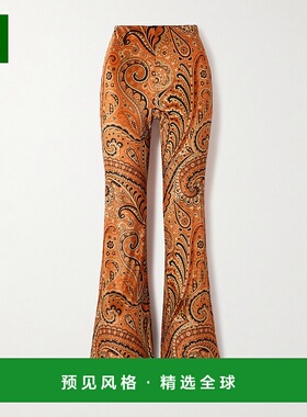 香港直邮Etro 艾特罗 女士 佩斯利印花长裤 WREA002699IAS53牛仔