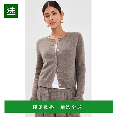 1h可退 香港直邮REFORMATION 女士 Clara 羊绒水手领针织开衫