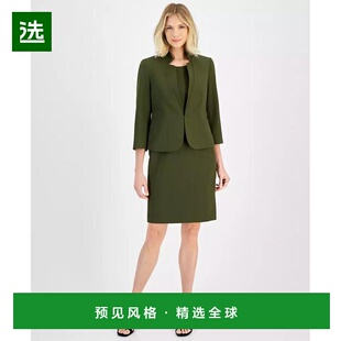 1h可退 【美国直邮】Le Suit|夹克和帝国式紧身连衣裙，小码和常