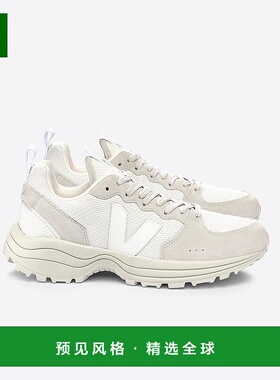欧洲直邮VEJA Venturi系列白色/碎石灰有机棉V标识运动鞋 男