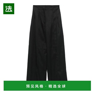 香港直邮ULLA JOHNSON 女士休闲裤 FA240404NOIR AW2024 外穿显瘦