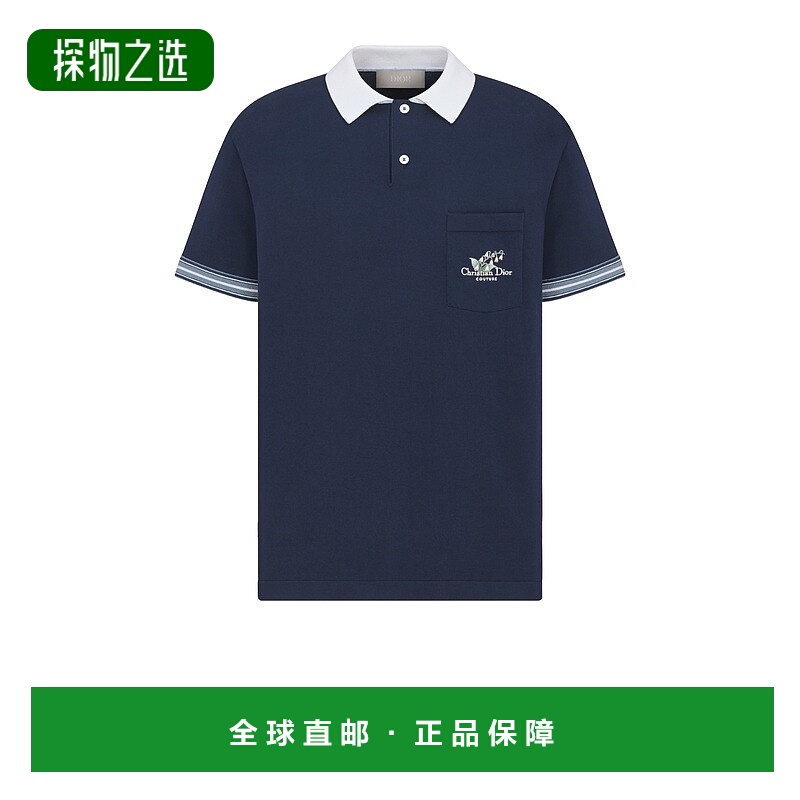 欧洲直邮Dior/迪奥 男士Christian Couture “铃兰”POLO衫