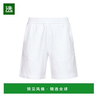 香港直邮GIVENCHY 男士短裤 BM51MG3YS1100 CO 白色 Logo Cotton