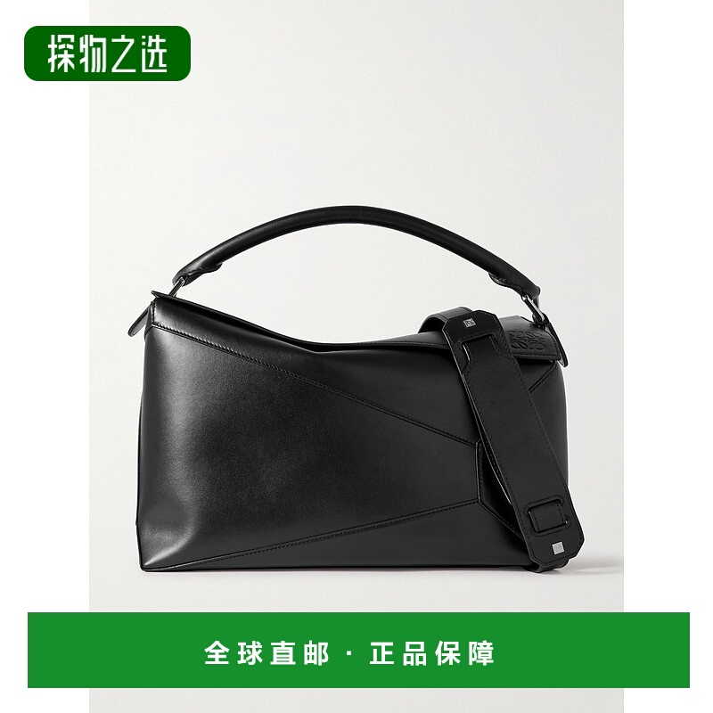 香港直邮LOEWE 罗意威 男士 logo标识拼接设计单肩包 B510P00X01