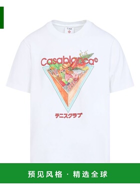 香港直邮CASABLANCA 男士T恤 MAW25JTS00101 AW2025 白色 Short s