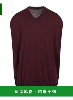 1h可退 【美国直邮】DRUMOHR 男装无袖V领美利奴羊毛针织衫 14406