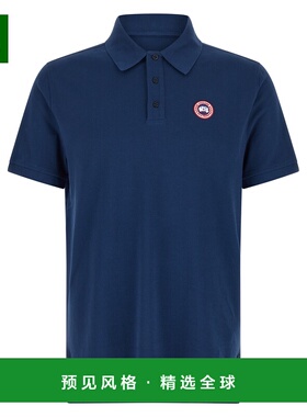 香港直邮CANADA GOOSE 男士POLO衫 1600M9841 SS2026 蓝色
