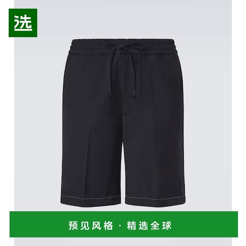 1h可退 香港直邮Brioni 布里奥尼 男士 羊毛短裤 blue蓝色 舒适时,男装,休闲裤,淘宝优惠券,粉丝福利购,淘宝优惠卷