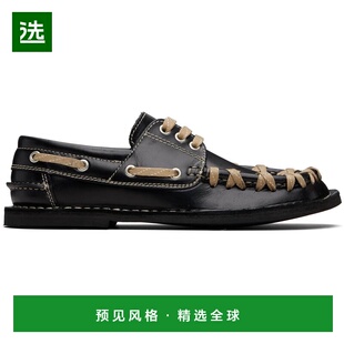 1h可退 香港直邮CamperLab 男士 黑色 Eki 帆船鞋 A500040002男鞋