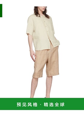 香港直邮Giorgio Armani 徽标短裤 2SGPB017T036QU6R2NUDE休闲裤