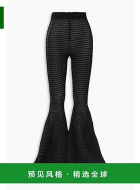 1h可退 香港直邮Alaïa 女士 Archetypes 钩花喇叭长裤 AA9P10704M