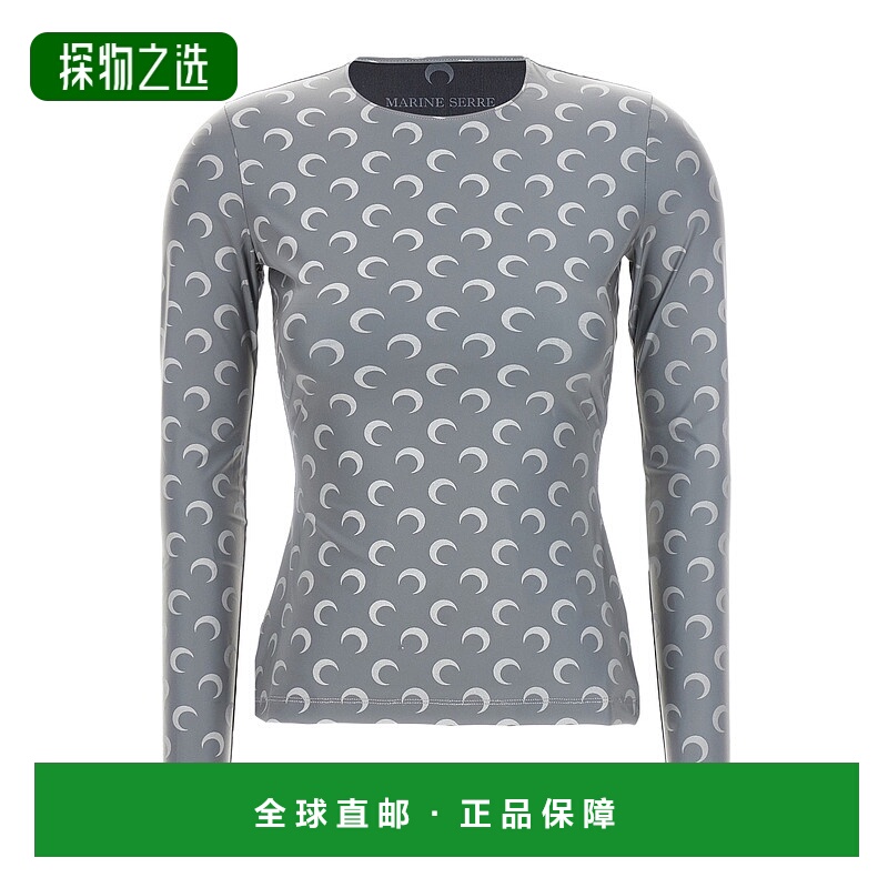 香港直邮Marine Serre 反光标志T恤 WTS006RF90